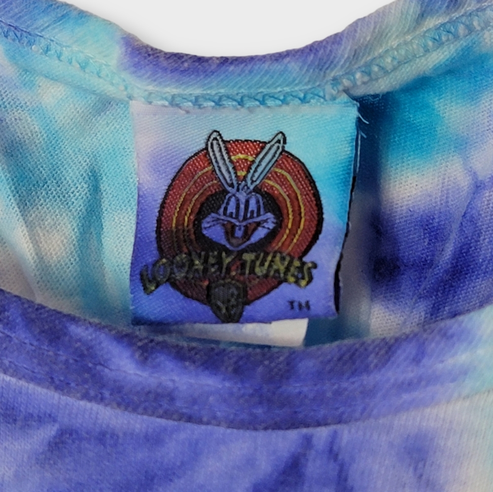 Vintage Tweety Bird Flower Racerback Tye Dye Tank - Picture 4 of 8